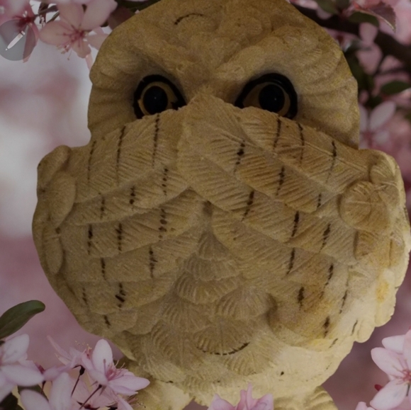 Set of three wise owls - Picture 3 of 6